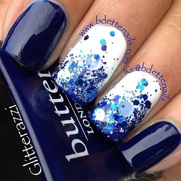 30 DARK BLUE NAIL ART DESIGNS - nenuno creative