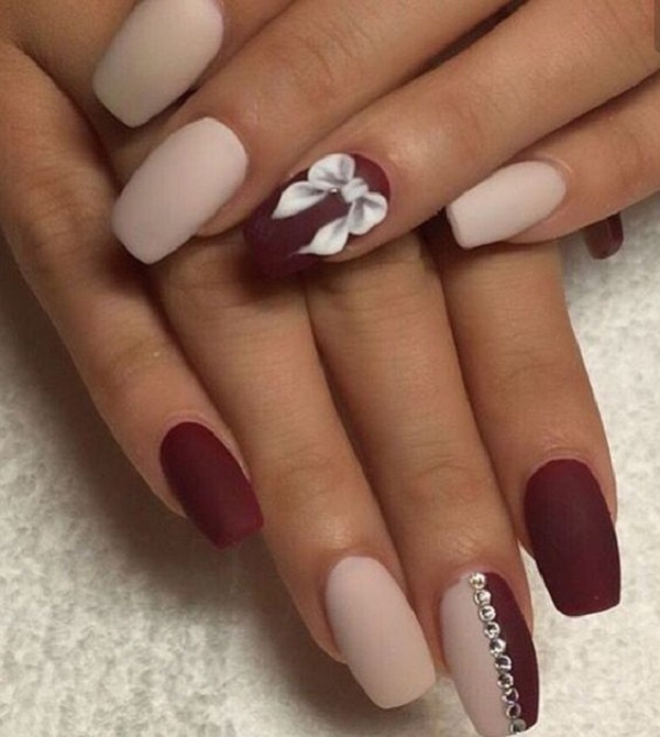 35 Maroon Nails Designs - nenuno creative