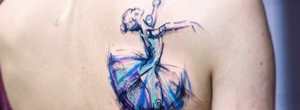 Lady Girl Ballerina Dancing Jumping Ballet Dance Temporary Tattoo Set | eBay