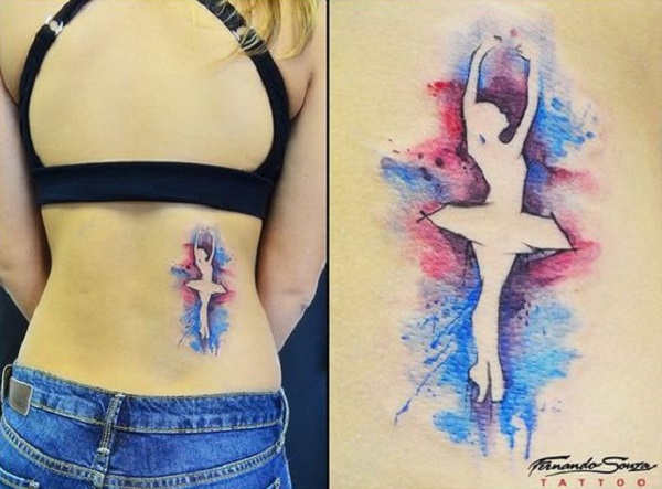 Rajat Patidar Tattooist  A ballerina tattoo is a symbol of grace and  femininity and pays tribute to the energy and passion for the most elegant  form of dance Tattoo by theskindesigner