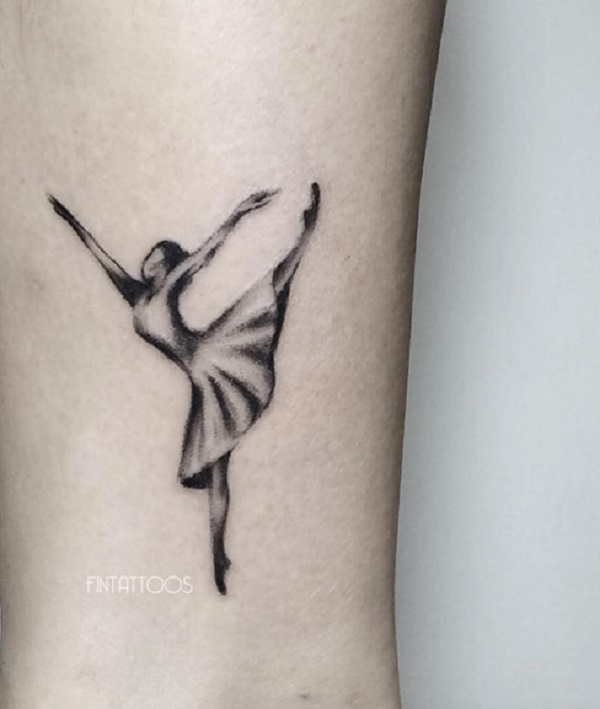 30 Beautiful Dance Tattoo Ideas Dancers Will Love  TattooGlee  Dance  tattoo Ballerina tattoo Ballet tattoos