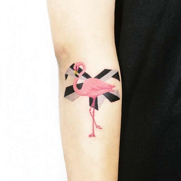 50 Amazing Flamingo Tattoo Designs
