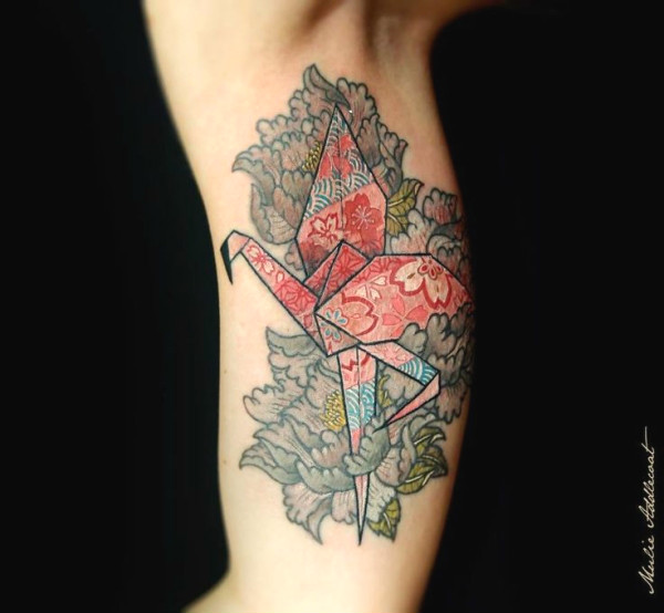 Tatouage de flamant 34