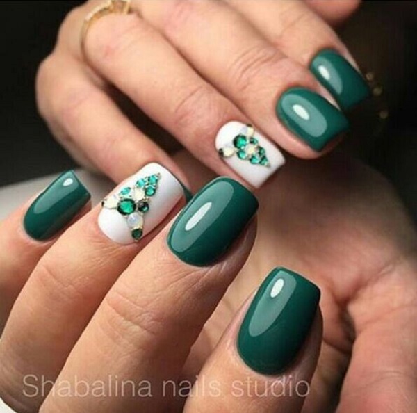 55 Green Nail Art Designs - nenuno creative