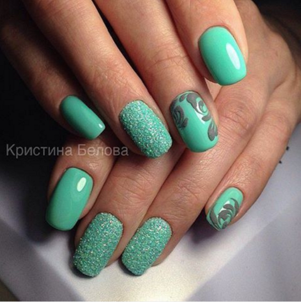 55 Green Nail Art Designs - nenuno creative