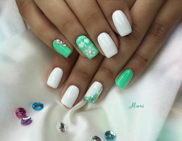 105+ Best Mint Green Nail Designs and Ideas | Sarah Scoop