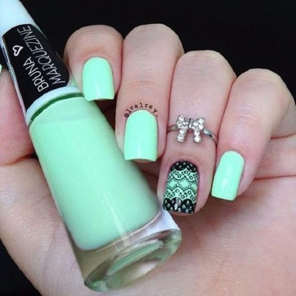 55 Green Nail Art Designs - nenuno creative