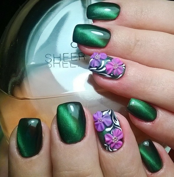 55 Green Nail Art Designs - nenuno creative