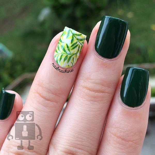 55 Green Nail Art Designs - nenuno creative