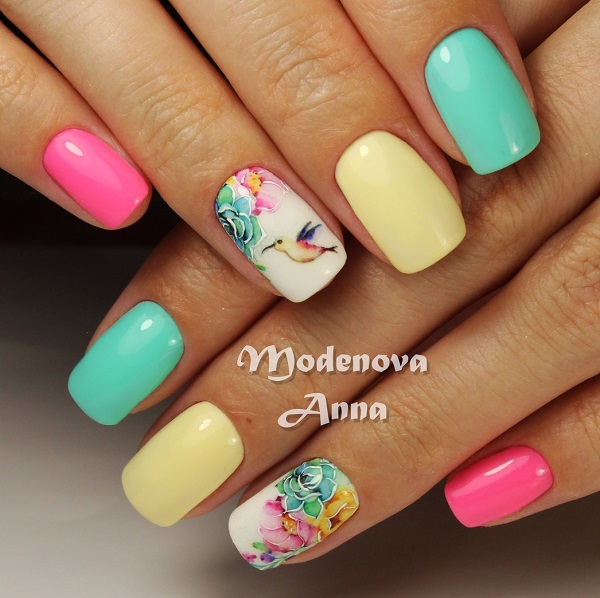 rose nail design | Nail Art Lab