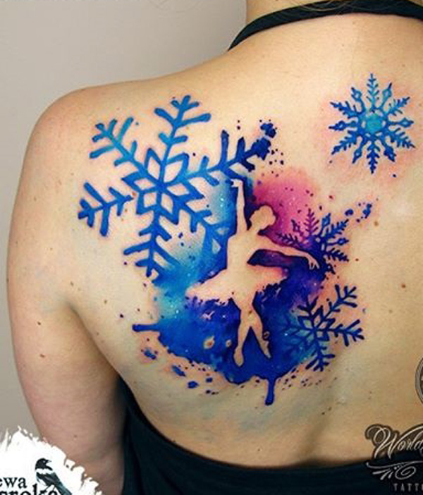 20 Simple and Beautiful Snowflake Tattoos