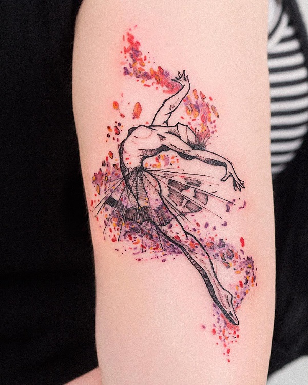 36 Amazing and Beautiful Dance Tattoo Ideas and Design Dancers Will Love