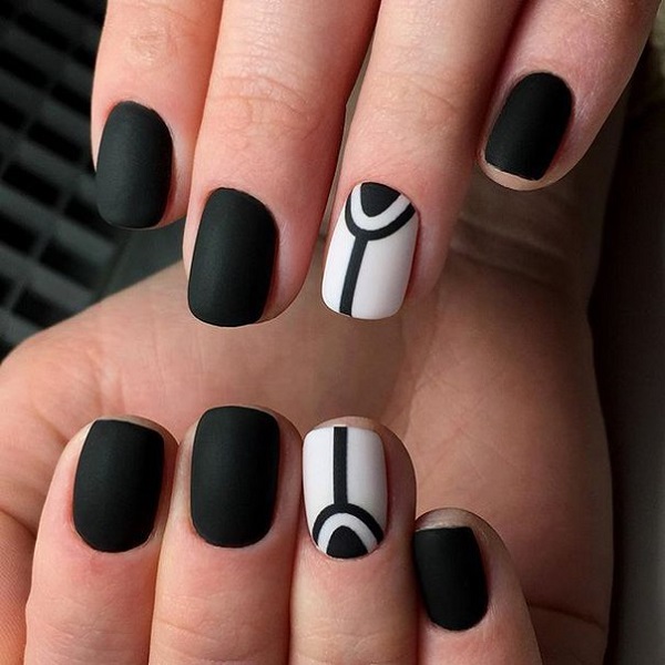 50 Black Nail Art Designs Nenuno Creative