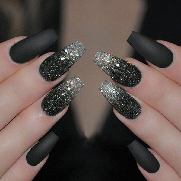 50 BLACK NAIL ART DESIGNS - nenuno creative