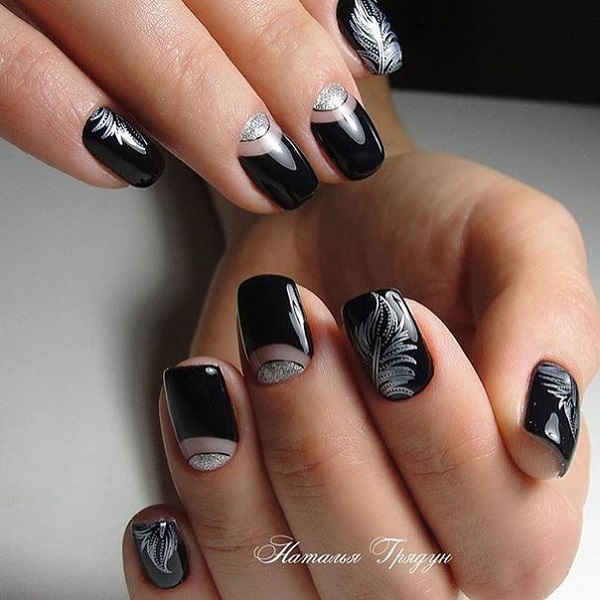 50 BLACK NAIL ART DESIGNS - nenuno creative