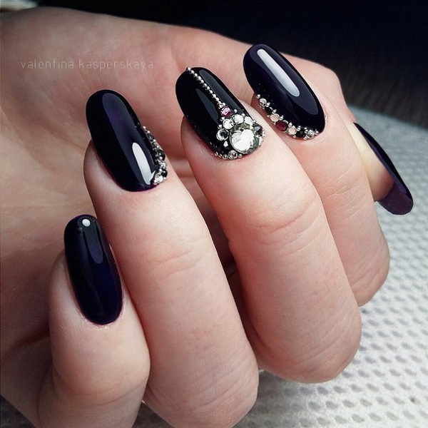 50 BLACK NAIL ART DESIGNS - nenuno creative