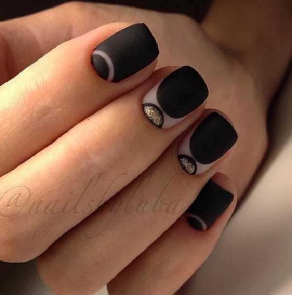 50 Black Nail Art Designs Nenuno Creative