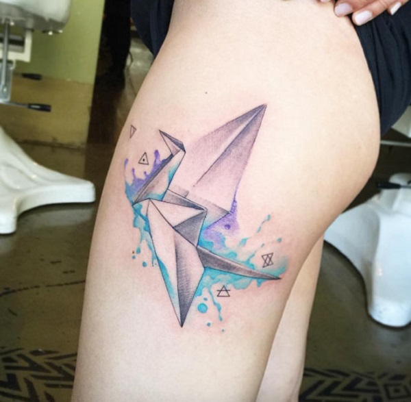 swan origami tattoo  FMagcom