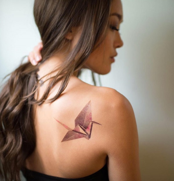 65 Origami Bird Tattoos nenuno creative