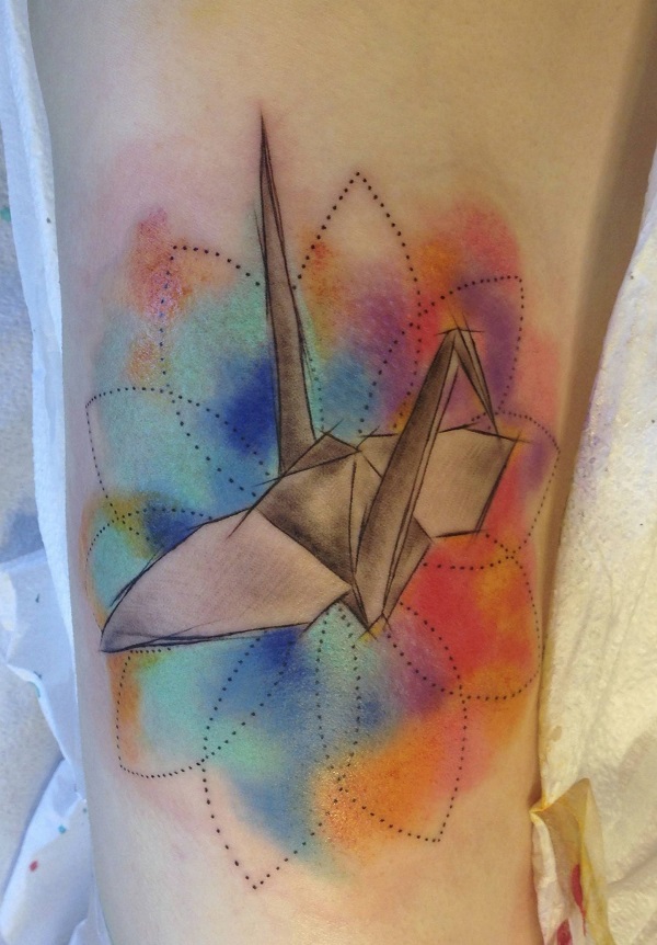 65 Origami Bird Tattoos Nenuno Creative 6391