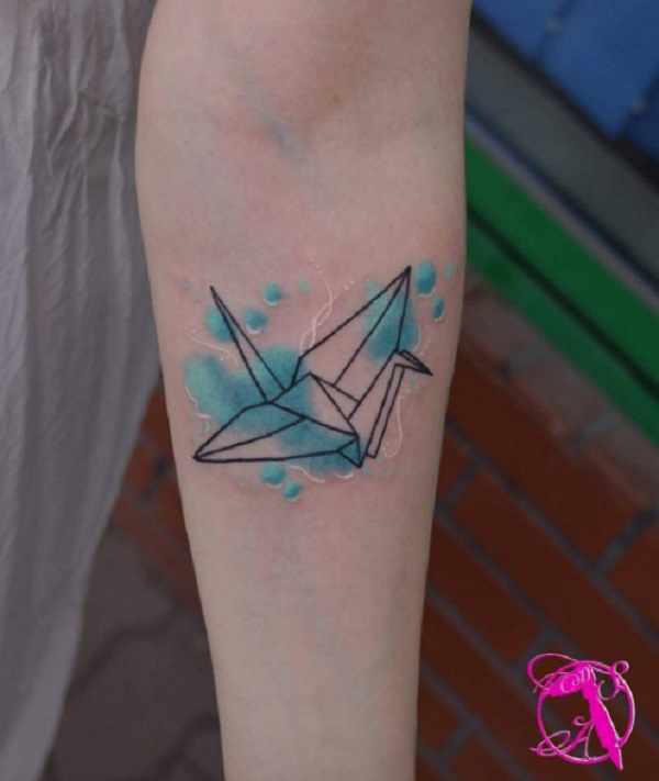 65 Origami Bird Tattoos Nenuno Creative