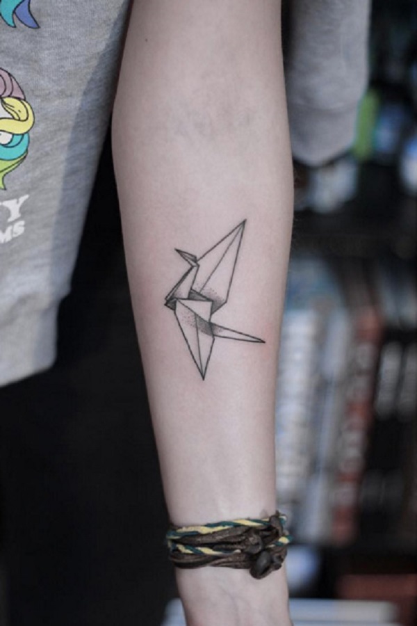 65 Origami Bird Tattoos nenuno creative