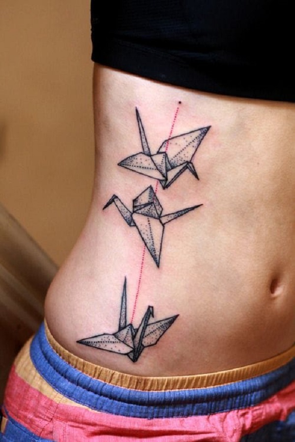 65 Origami Bird Tattoos Nenuno Creative 9152