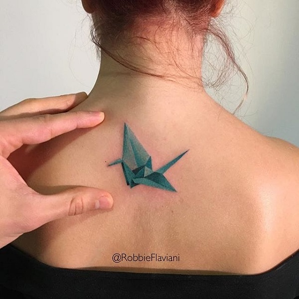 65 Origami Bird Tattoos Nenuno Creative 9279