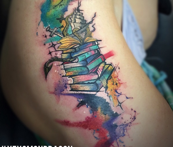 45 Amazing Book Tattoo Ideas - nenuno creative