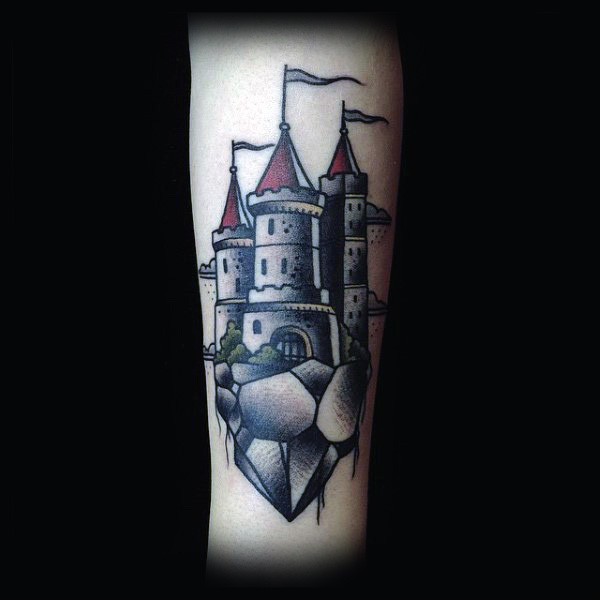 castle tattoo on handTikTok Search