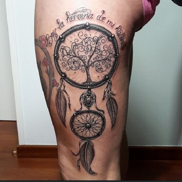 65 Trendy Dreamcatcher Tattoos Ideas  Meanings  Tattoo Me Now