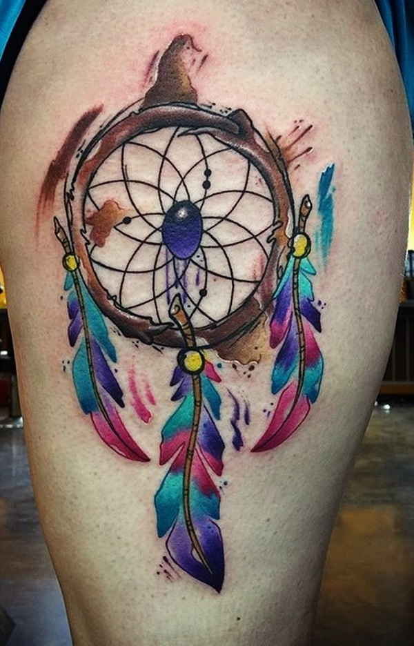 50 Dreamcatcher Tattoo Designs - nenuno creative