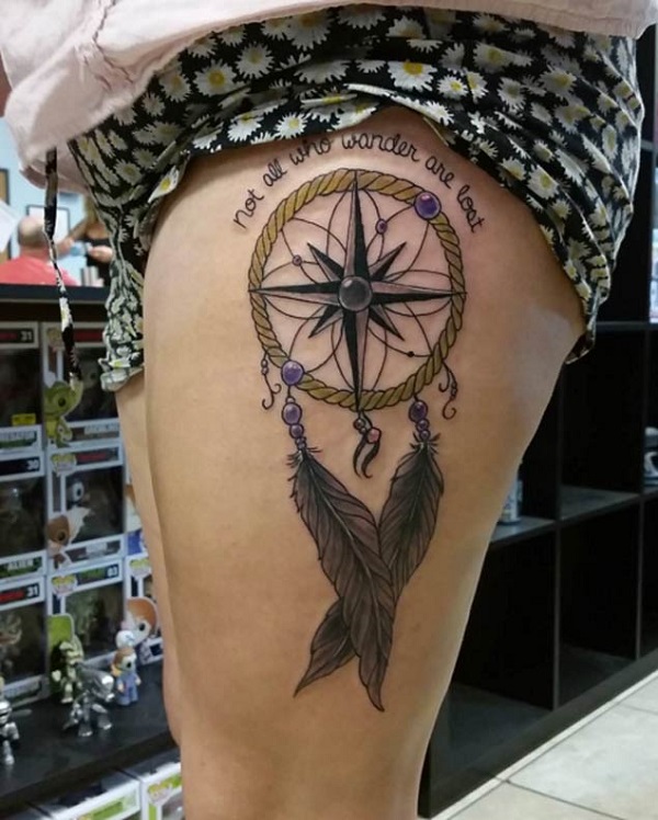 Koinstec Eagle With Compass Tattoo Waterproof Sticker Temporary Body Tattoo   Amazonin Beauty