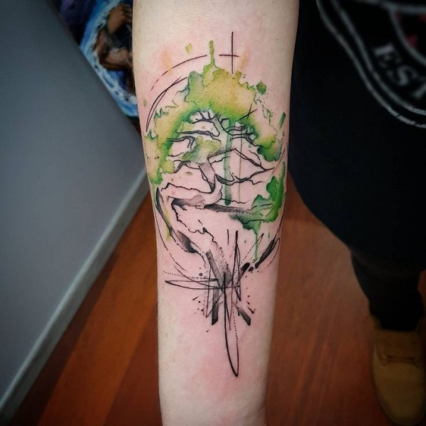 Brootal Ink Tattoos - Rowan tree branch and Bodhi tree leaves. Designed and  tattooed by Becca! | Facebook