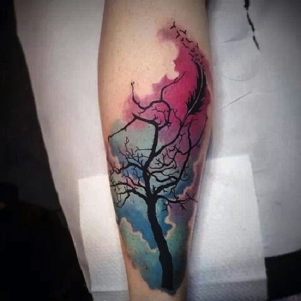 Witness the beauty in life's cycles! 🌳 Our talented artist at Kingdom of  Tattoos has brought this 