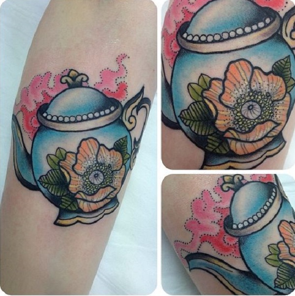 35 Teapot Tattoo Ideas nenuno creative