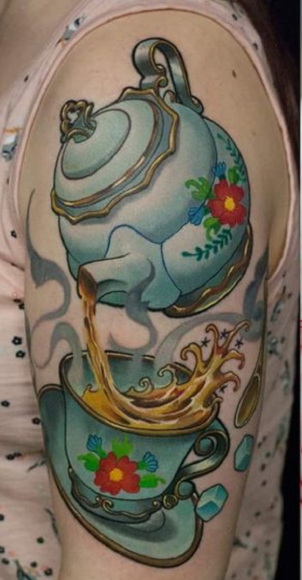 35 Teapot Tattoo Ideas nenuno creative