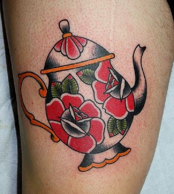 35 Teapot Tattoo Ideas nenuno creative