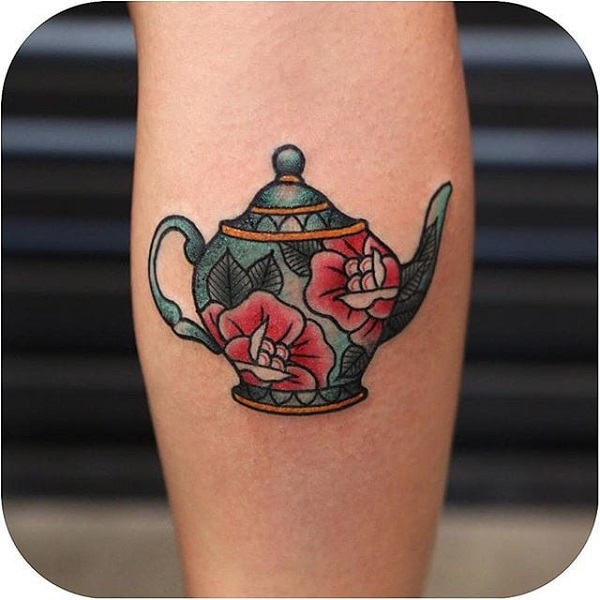 35 Teapot Tattoo Ideas nenuno creative