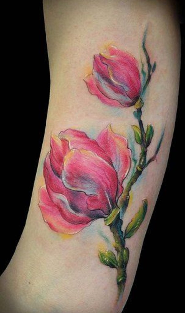 70 Magnolia Flower Tattoo Design Ideas - nenuno creative