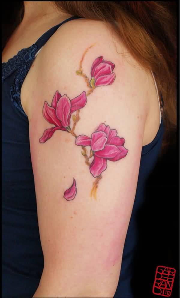 70 Magnolia Flower Tattoo Design Ideas - nenuno creative