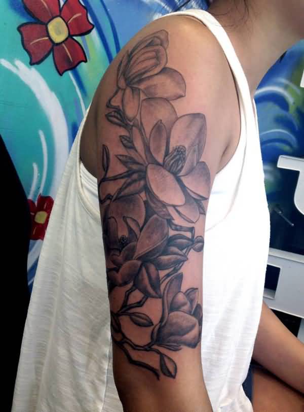 70 Magnolia Flower Tattoo Design Ideas - nenuno creative