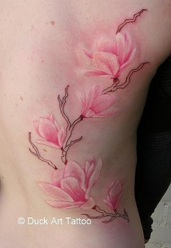 70 Magnolia Flower Tattoo Design Ideas - nenuno creative