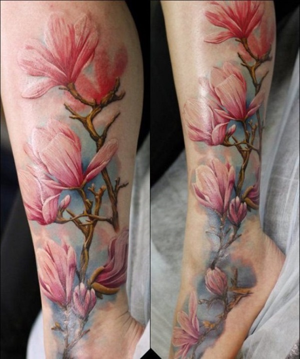 70 Magnolia Flower Tattoo Design Ideas nenuno creative