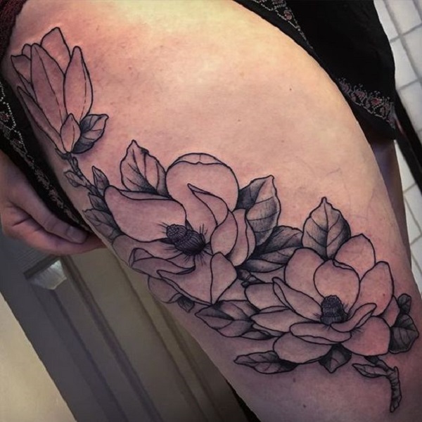 Magnolia Tattoos Images and Design Ideas  TattooList