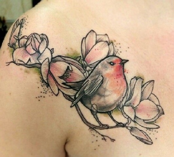 70 Magnolia Flower Tattoo Design Ideas - nenuno creative