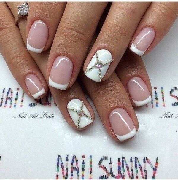 60 White Nail Art Designs - nenuno creative