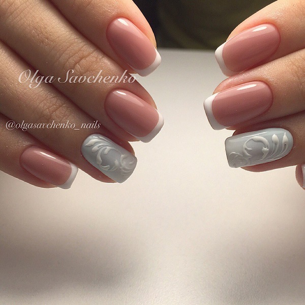 60 White Nail Art Designs - nenuno creative