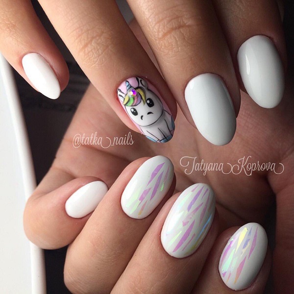 60 White Nail Art Designs Nenuno Creative