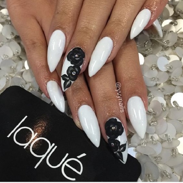 60 White Nail Art Designs Nenuno Creative